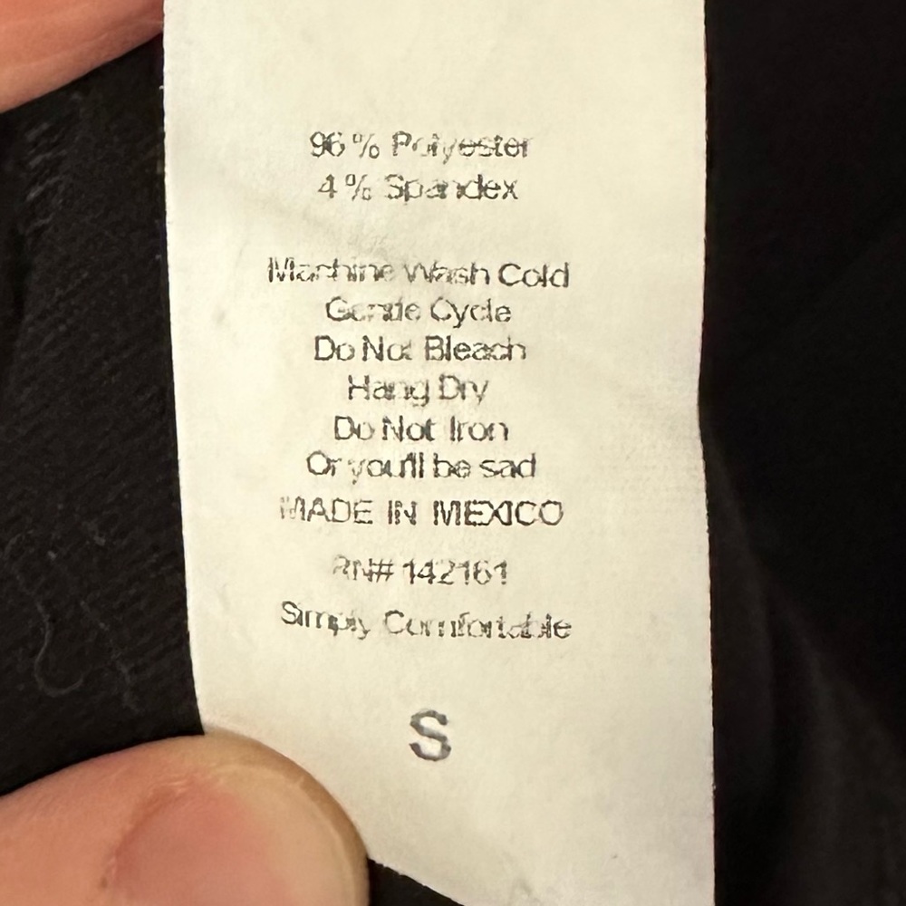 Lularoe Julia Solid Black, Size S - image 4